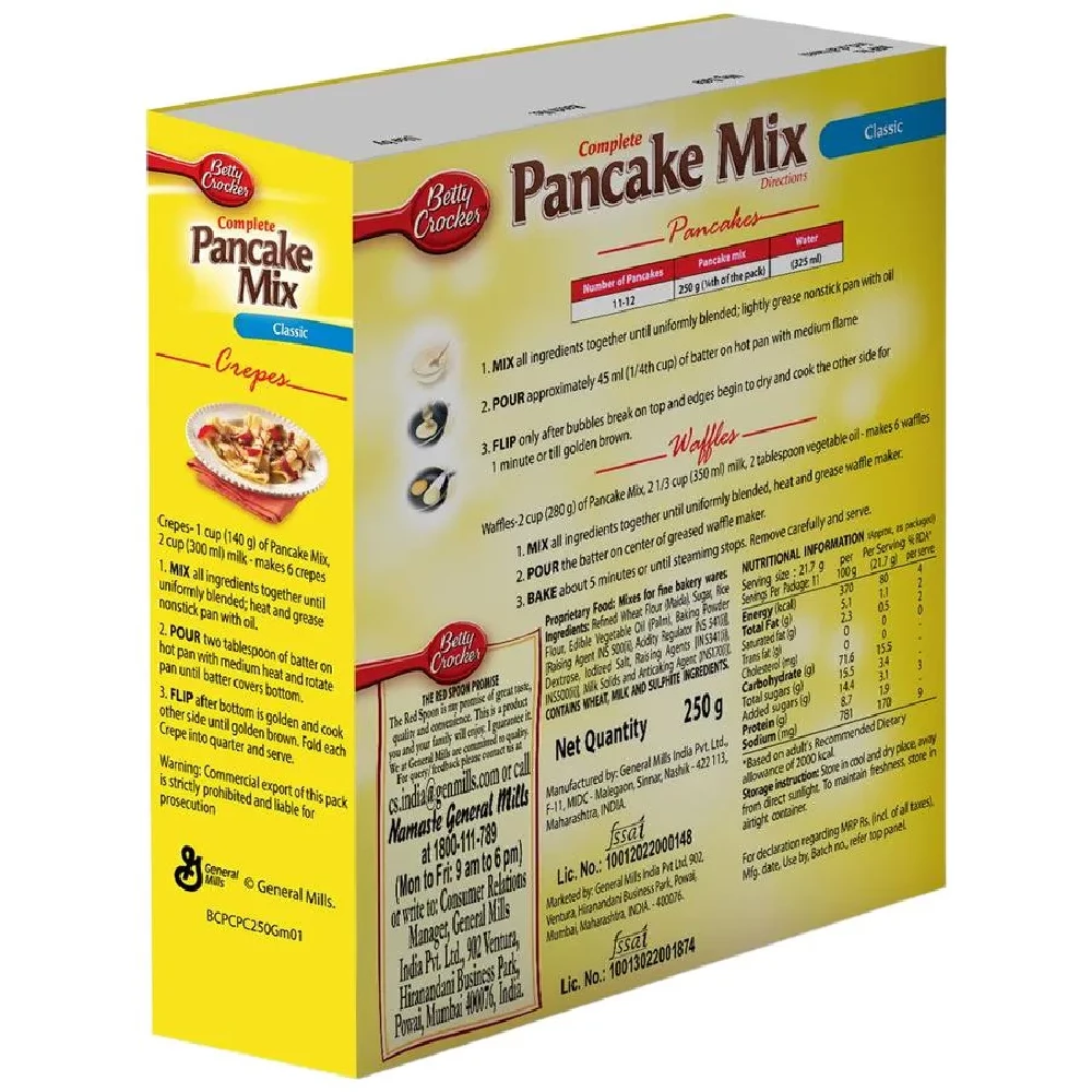Betty Crocker Pancake Mix - Original, 250 g-7.webp